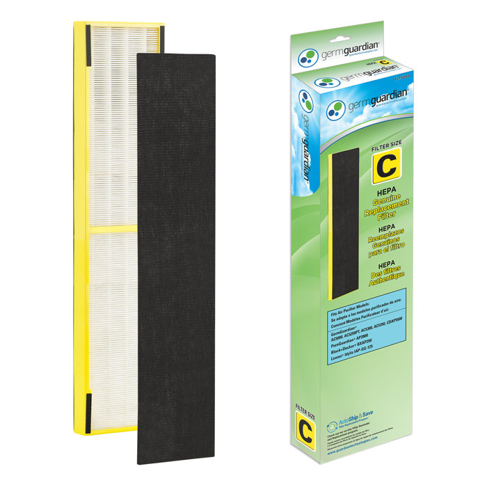 Guardian Technologies GermGuardian True HEPA Replacement Filter C for